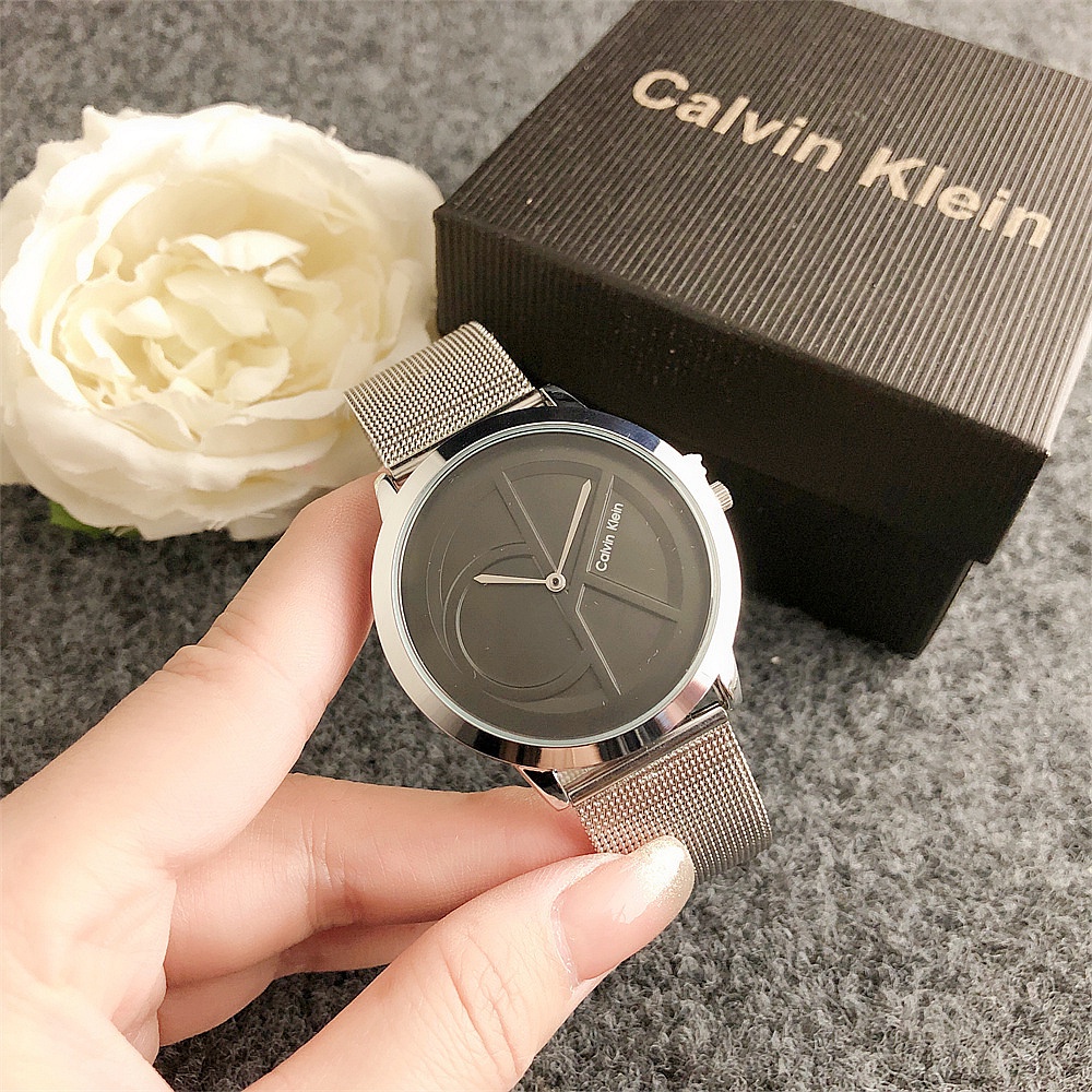 Đồng Hồ Đeo Tay CK 40mm Trọng Lượng Nhẹ Và Sành Điệu Không Có Tay Giây Cá Tính Cho Cặp Đôi