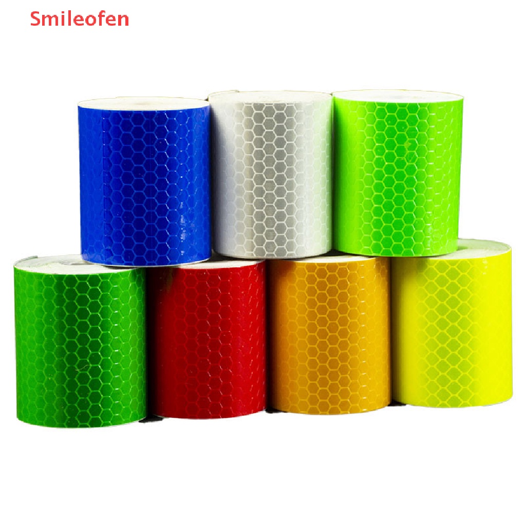 Cuộn Băng Keo Dán Phản Quang Cảnh Báo An Toàn Cho Xe Hơi Kích Thước 5cm * 300cm