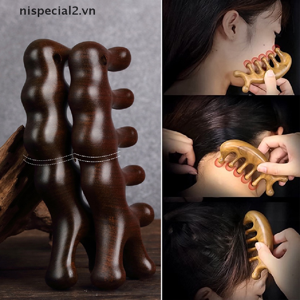 1 Lược Mát Xa Da Đầu / Vai / Cổ Chống Tĩnh Điện