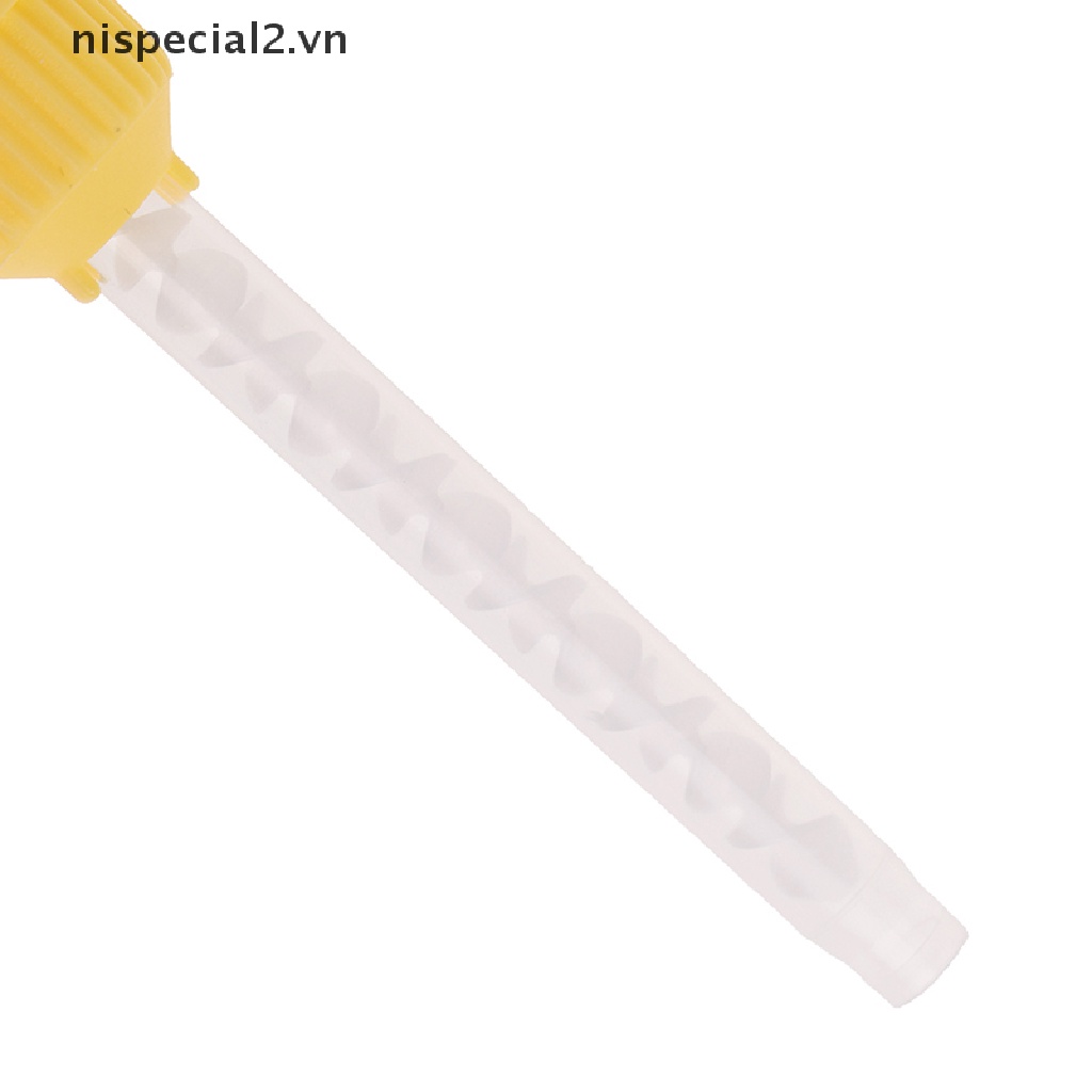 Set 50 Đầu Trộn Chất Liệu Cao Su Silicone ry Dùng Một Lần