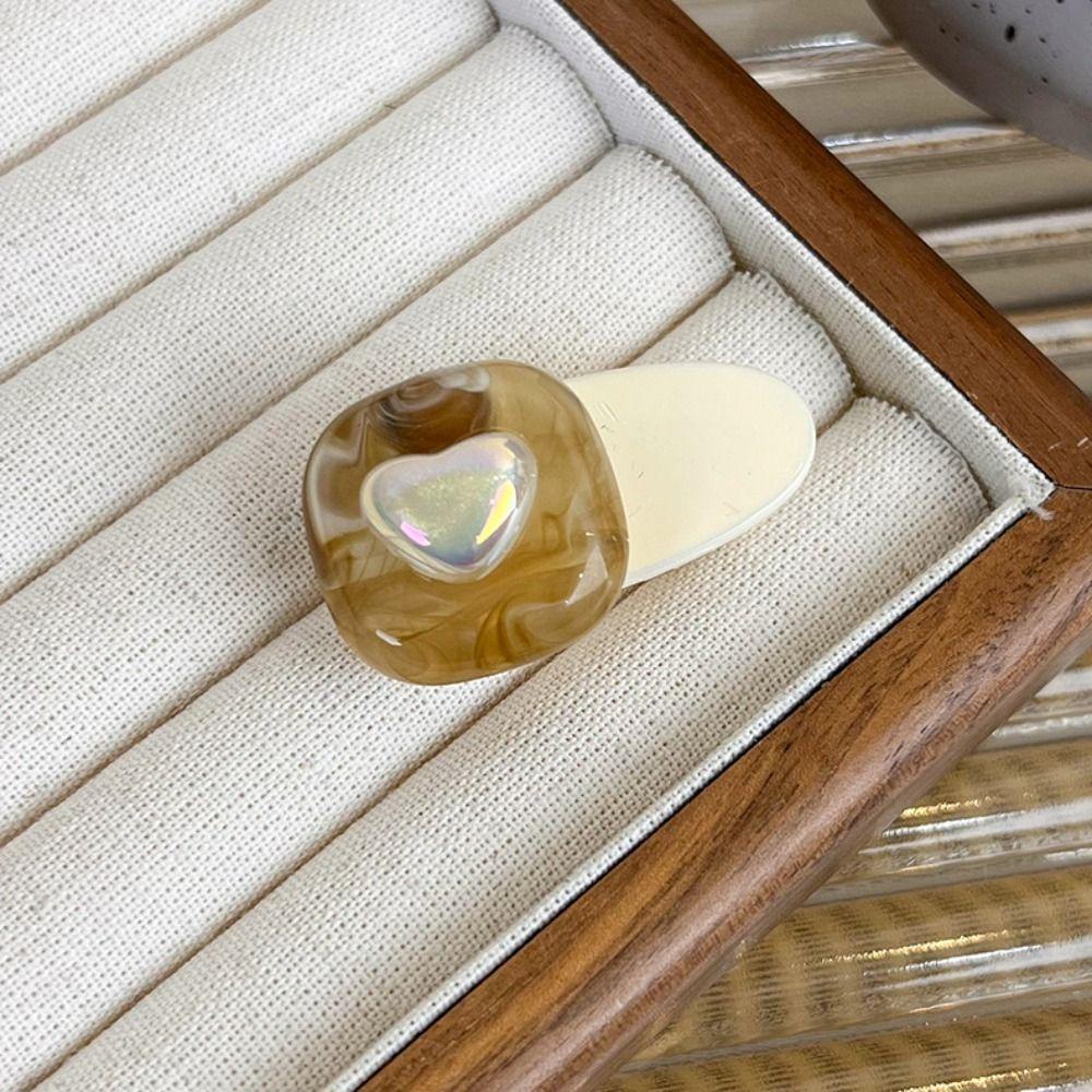 Kẹp Tóc Nhựa Họa Tiết Hình Học Phong Cách Hàn Quốc WMES15H Y2k