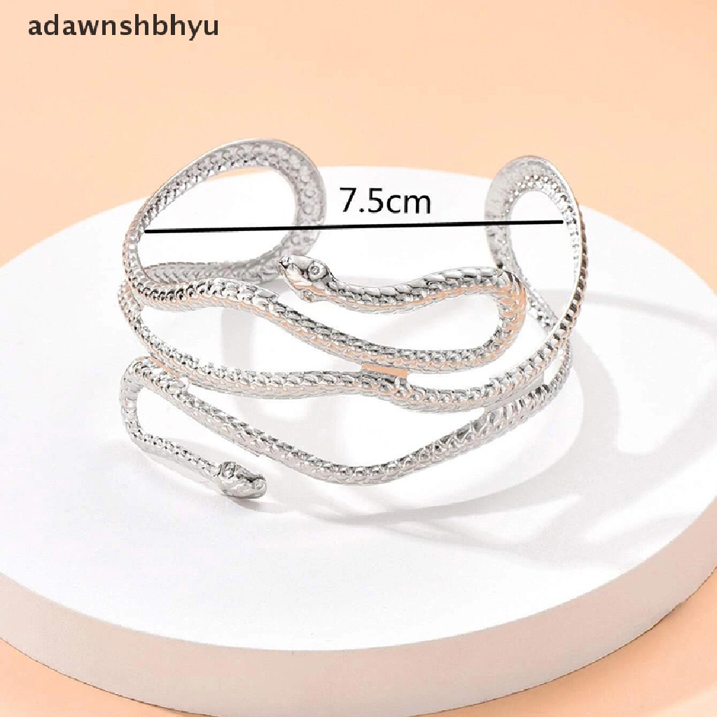Vòng Đeo Cánh Tay Mở Hình Rắn Có Thể Điều Chỉnh Thời Trang Cho Nữ
