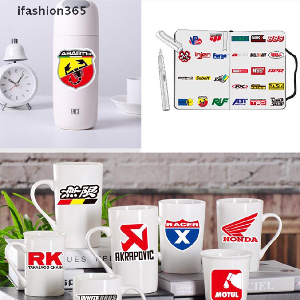 100 Nhãn Dán Graffiti Trang Trí Ván Trượt / Xe Hơi / Xe Máy Thời Trang ifashion365