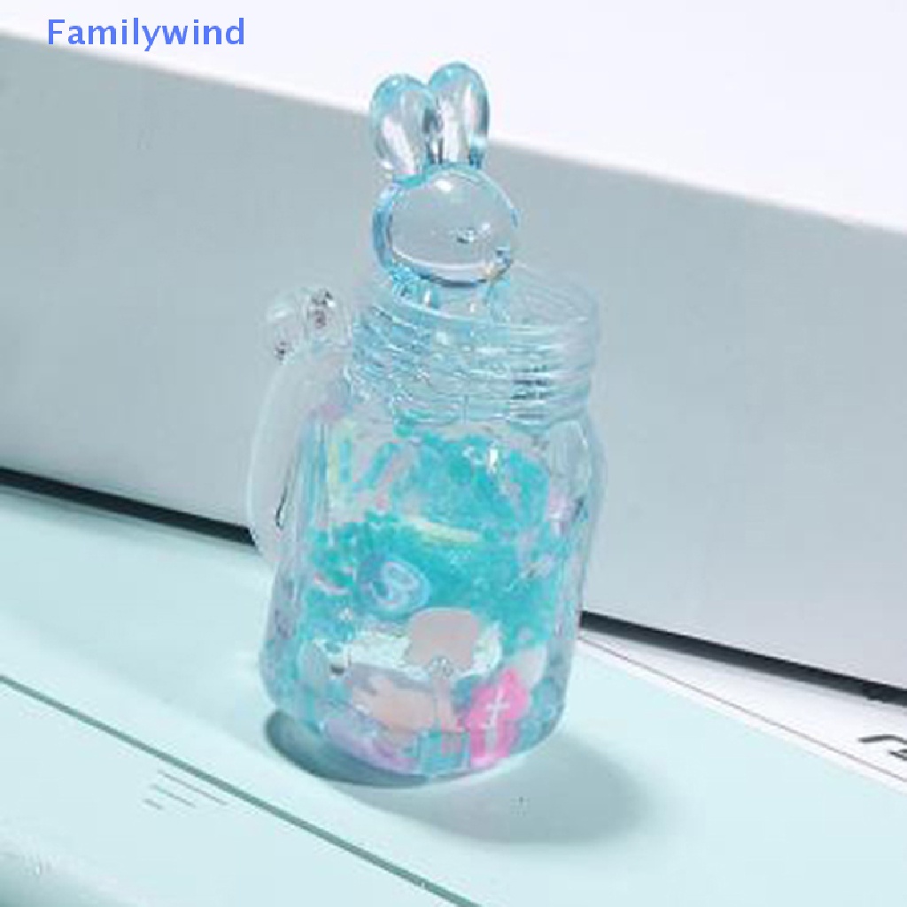 Set 2 Cốc Sứ Mềm Hình Thỏ Hoạt Hình Có Móc Khóa Trang Trí Nhà Cửa