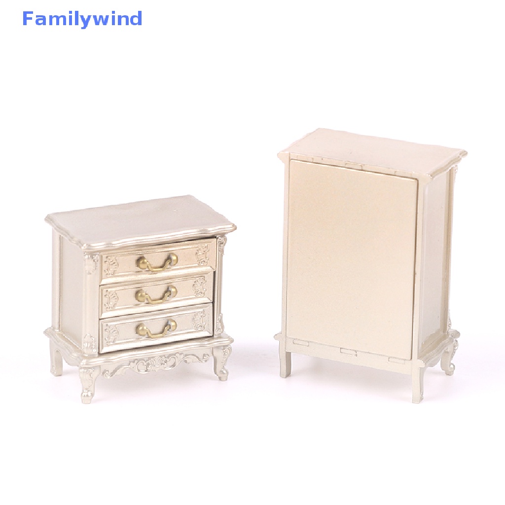 1 Tủ Ngăn Kéo Phòng Ngủ Cho Nhà Búp Bê Tỉ Lệ 1 / 12