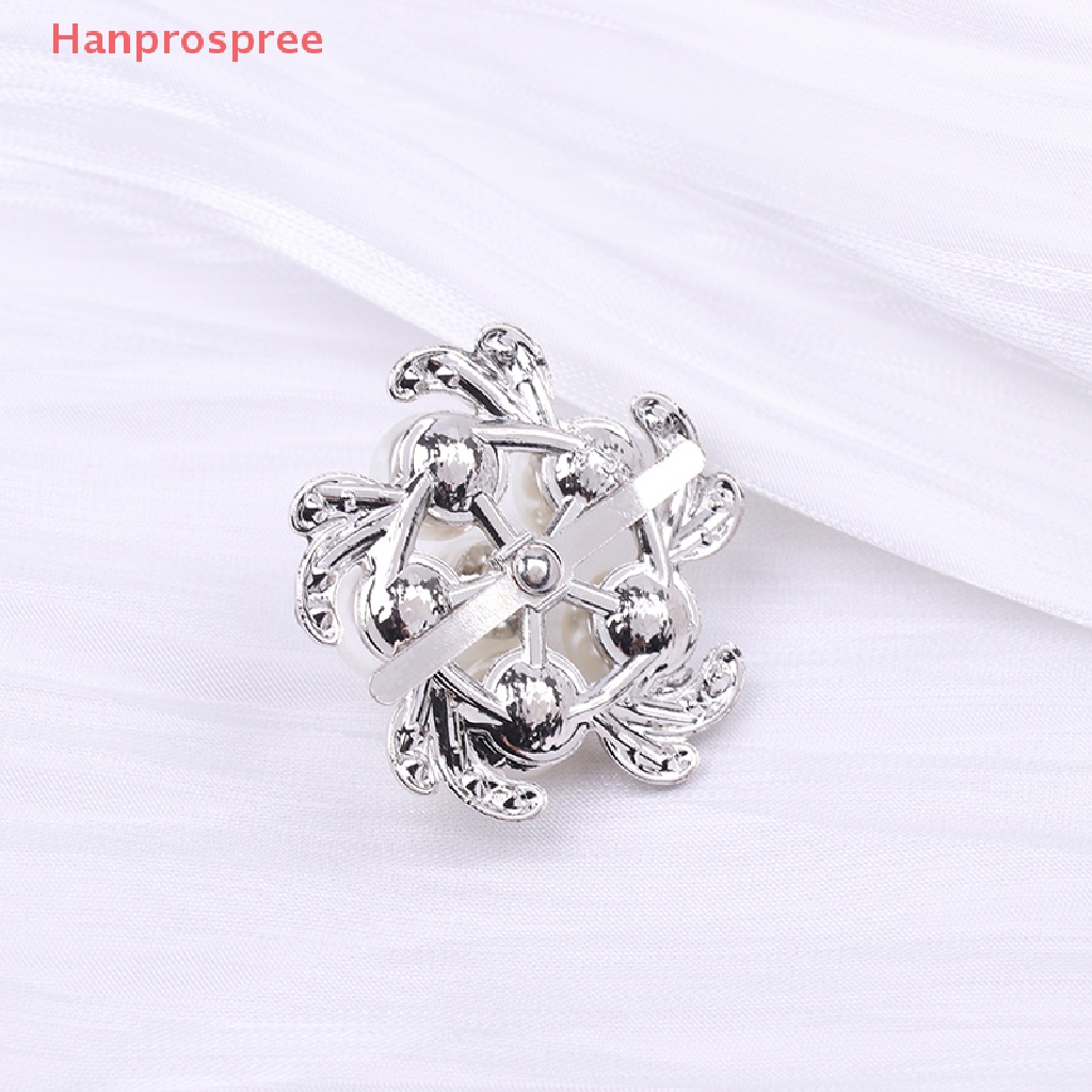 Hanprospree > 1 Kẹp Khóa Giày Cao Gót Đính Ngọc Trai Trang Trí Dành Cho Bạn Nữ