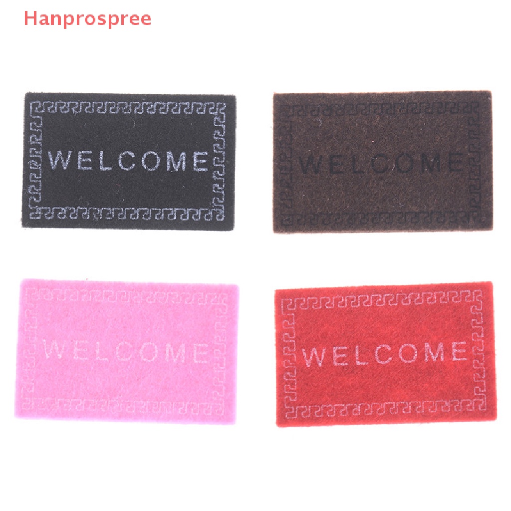 Hanprospree > Thảm Lót Sàn Chào Mừng Nhà Búp Bê Đồ Chơi Trẻ Em well