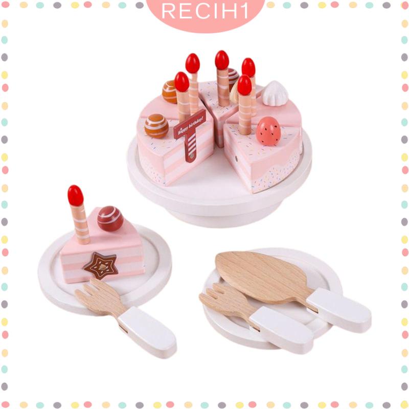 Bộ Đồ Chơi Bánh Kem Bằng Gỗ DIY Dành Cho Bé