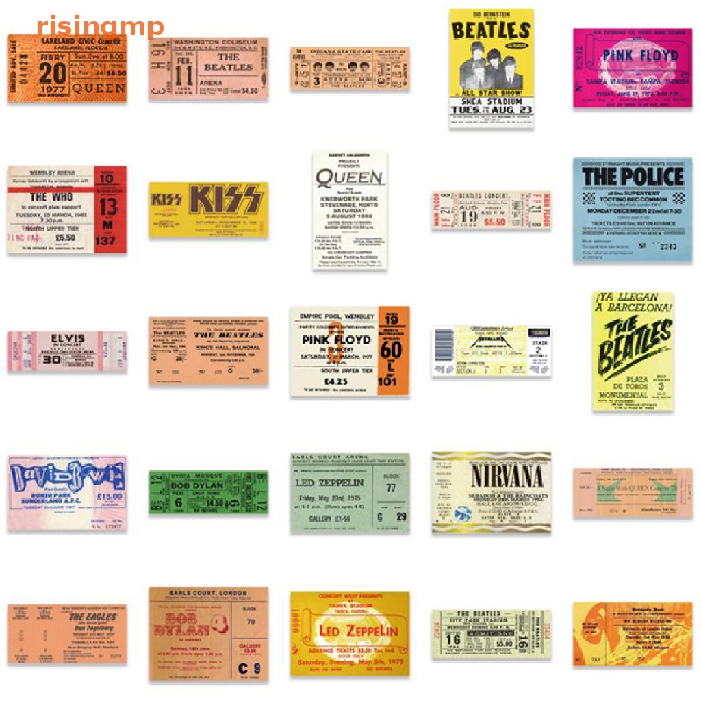 Set 55 Sticker Họa Tiết Graffiti Dán Trang Trí Máy Bay Phong Cách Retro