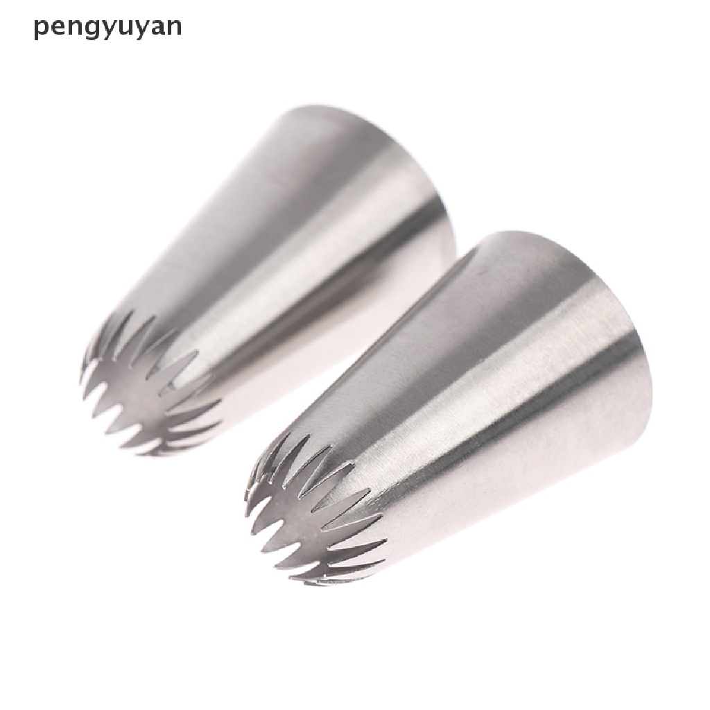 D6660 [pengyuyan] D66 #Đuôi Bắt Bông Kem Trang Trí Bánh 18 Đầu Bằng Thép Không Gỉ