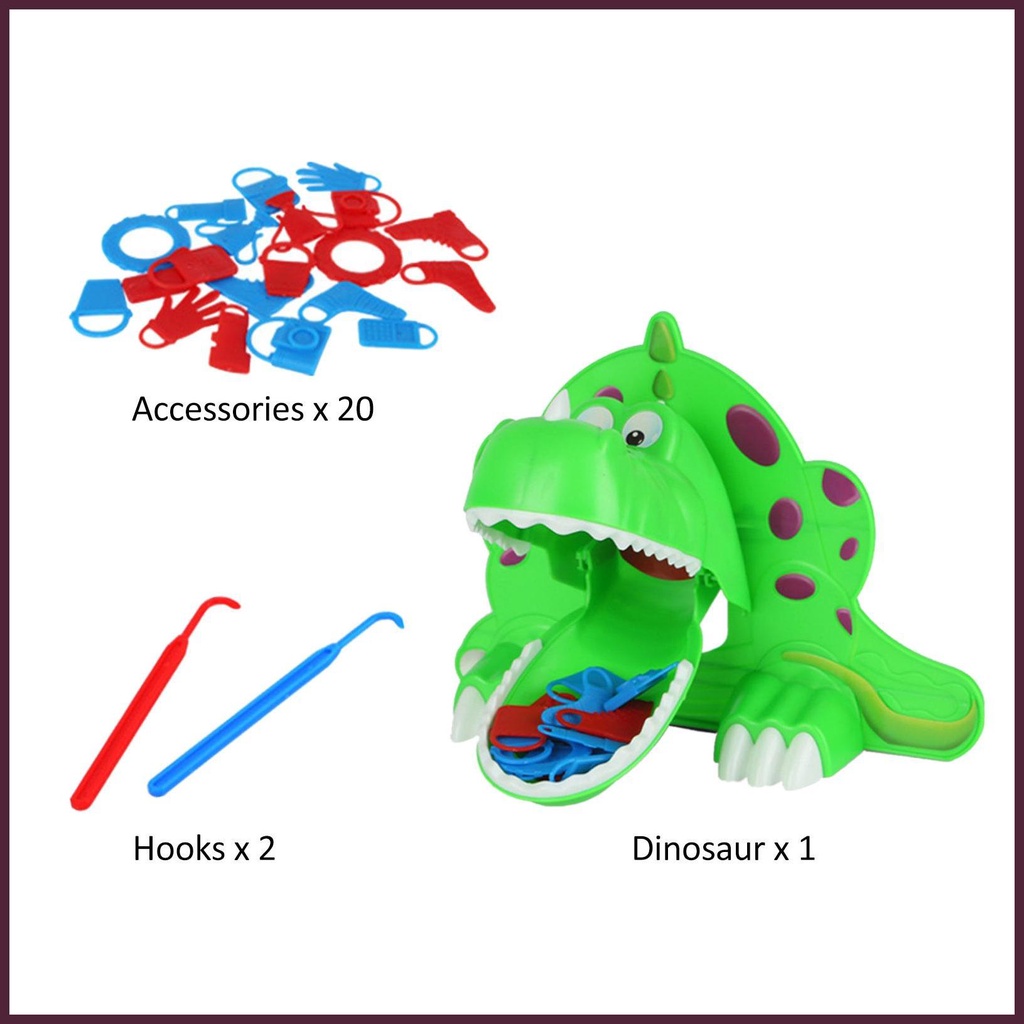 Bộ Trò Chơi Khủng Long Cắn Ngón Tay Phiên Bản Cá Tính