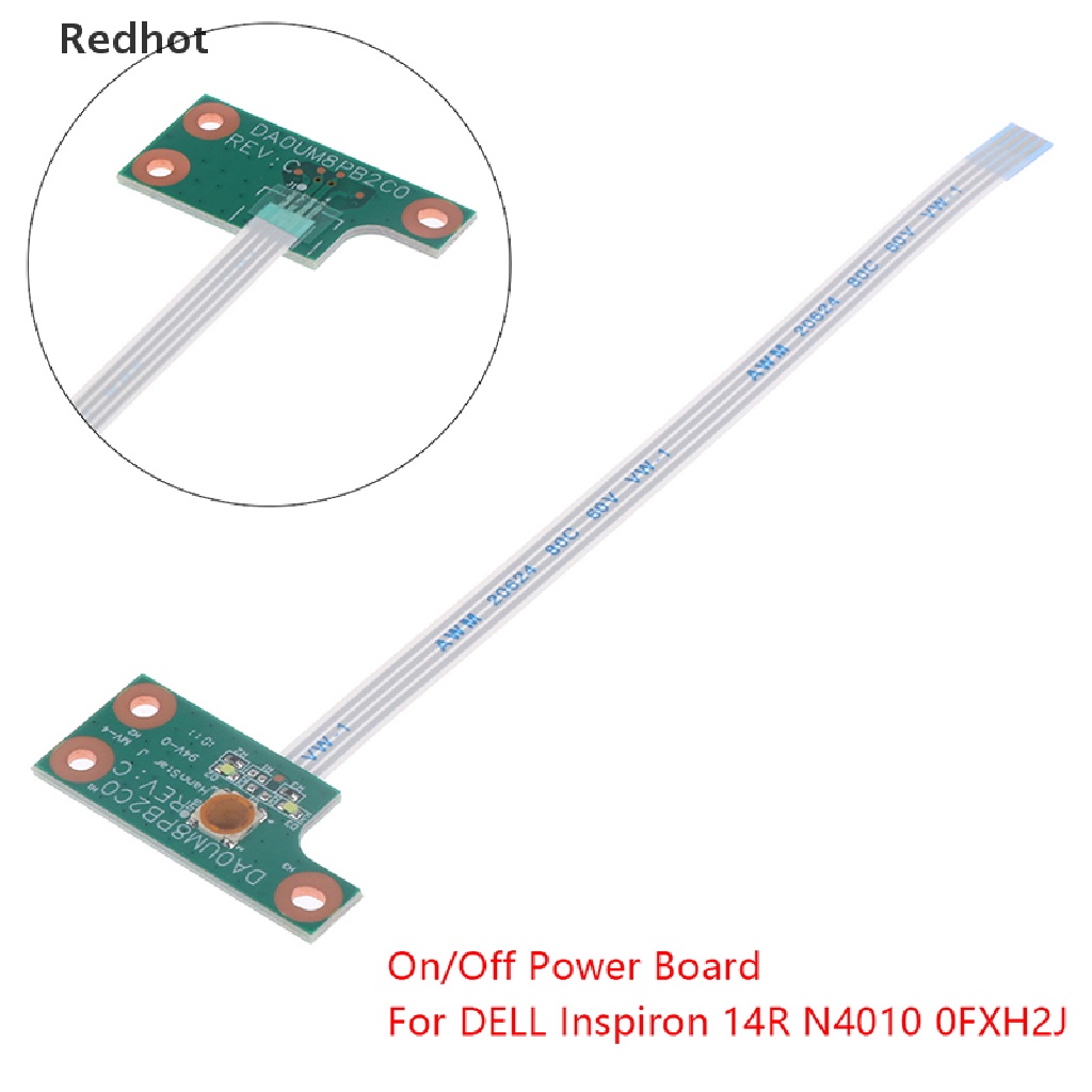 Bo Mạch Nút Nguồn Thay Thế Cho DELL Inspiron 14R N4010 0FXH2J DA0UM8PB2C0