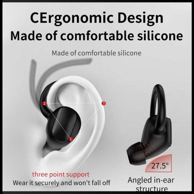 Tai Nghe Thể Thao Zevaret X10pro Bluetooth 5.1 Màn Hình Kỹ Thuật Số Phong Cách Doanh Nhân