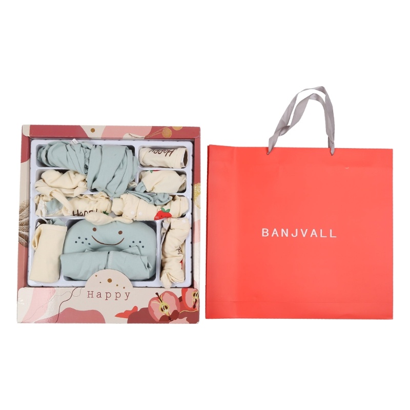 Bộ 20 Món Áo Tay Dài + Yếm + Nón + Khăn Tay Chất Liệu Cotton Thời Trang Cho Bé