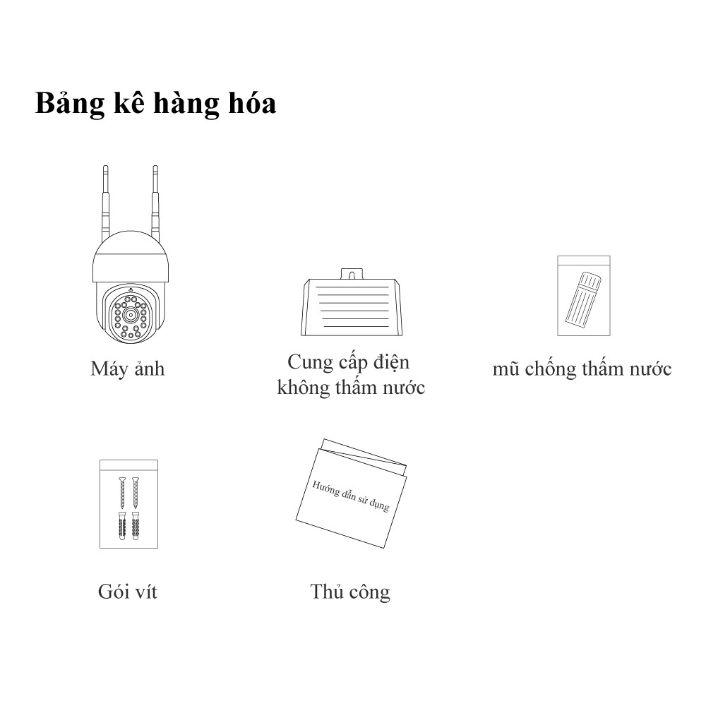 Camera wifi ngoài trời YooSee Full HD D16  5MP 16 Led Ban Đêm  PTZ MINI Xoay 360° Chống Nước bảo hành 36 tháng