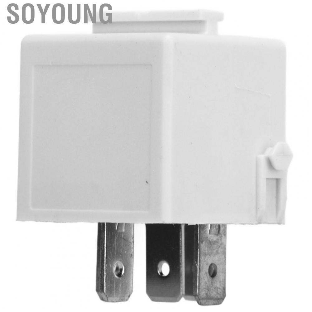 Soyoung Fuel Injection Relay  5 Pin 12V ABS Metal Multifunction Durable Stable Performance for E30 E32 E34 E36 E38 318i 325e 740iL 740i