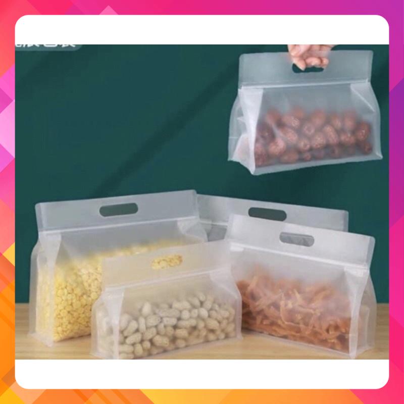 TÚI ZIP ĐỤC LOẠI DÀY 24cm và 28x21x8cm(ĐỰNG ĐƯỢC 400-800gr)