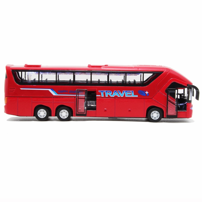 Mô Hình Đồ Chơi Xe Buýt Hai Tầng Bằng Hợp Kim Dành Cho Trẻ