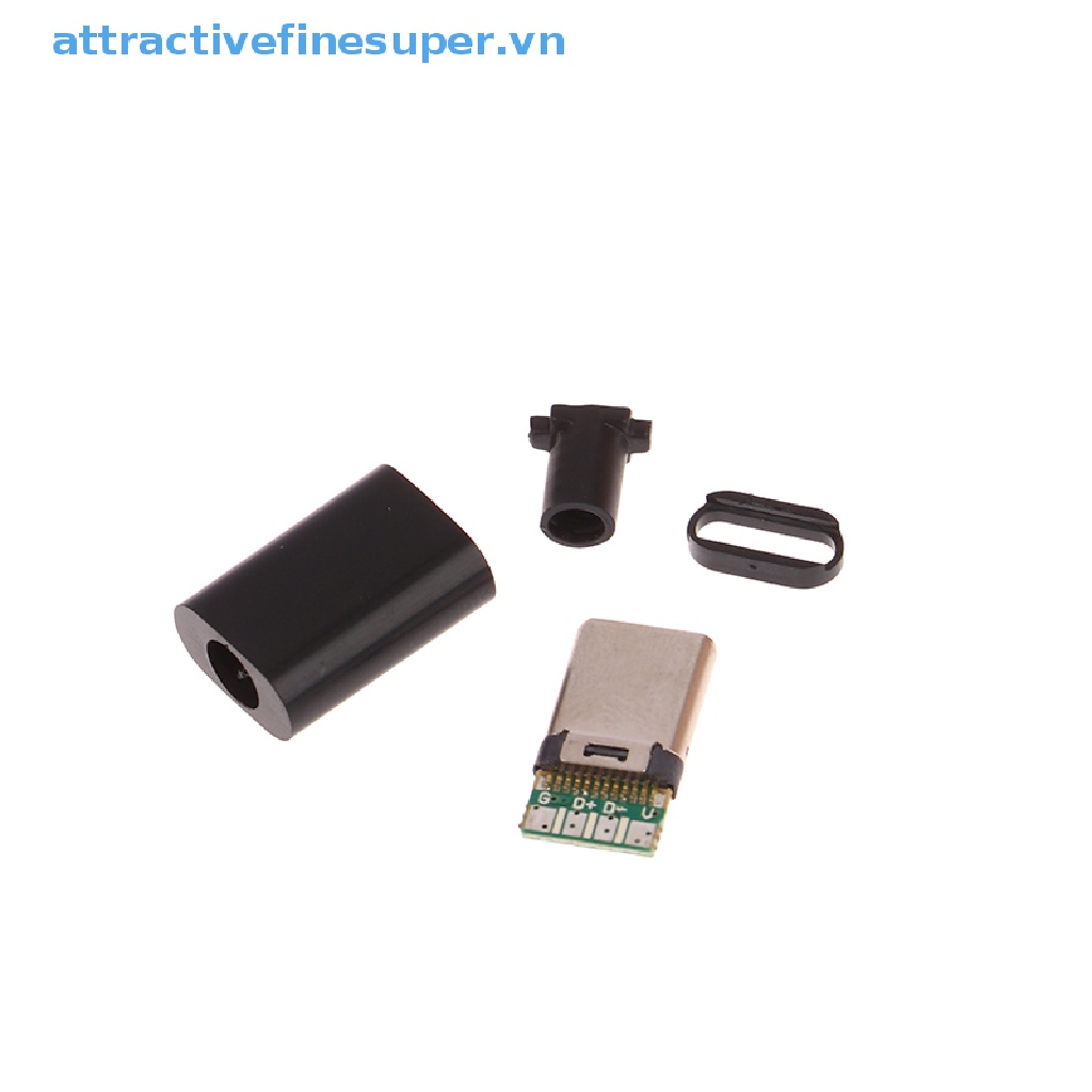 Set 5 Giắc Cắm AFS Mini Usb Micro Usb Type C Male Với Vỏ Nhựa