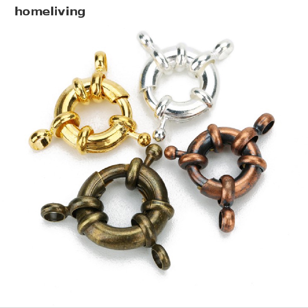 Bộ 10 Móc Khóa Bằng Đồng Dùng Làm Trang Sức DIY