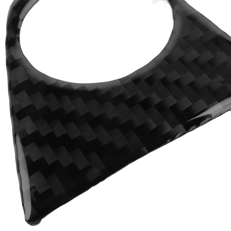 Bộ 3 Viền Sợi Carbon Trang Trí Bảng Điều Khiển Vô Lăng Xe Hơi Honda Civic 2016-2019