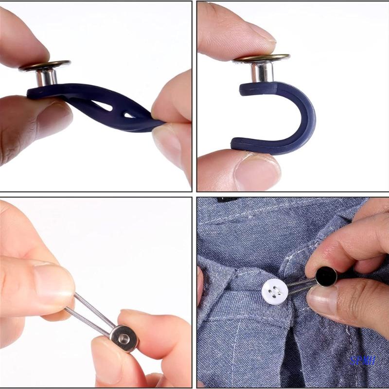 Set 14 Nút Thắt Quần Jeans Co Giãn Có Thể Thu Gọn