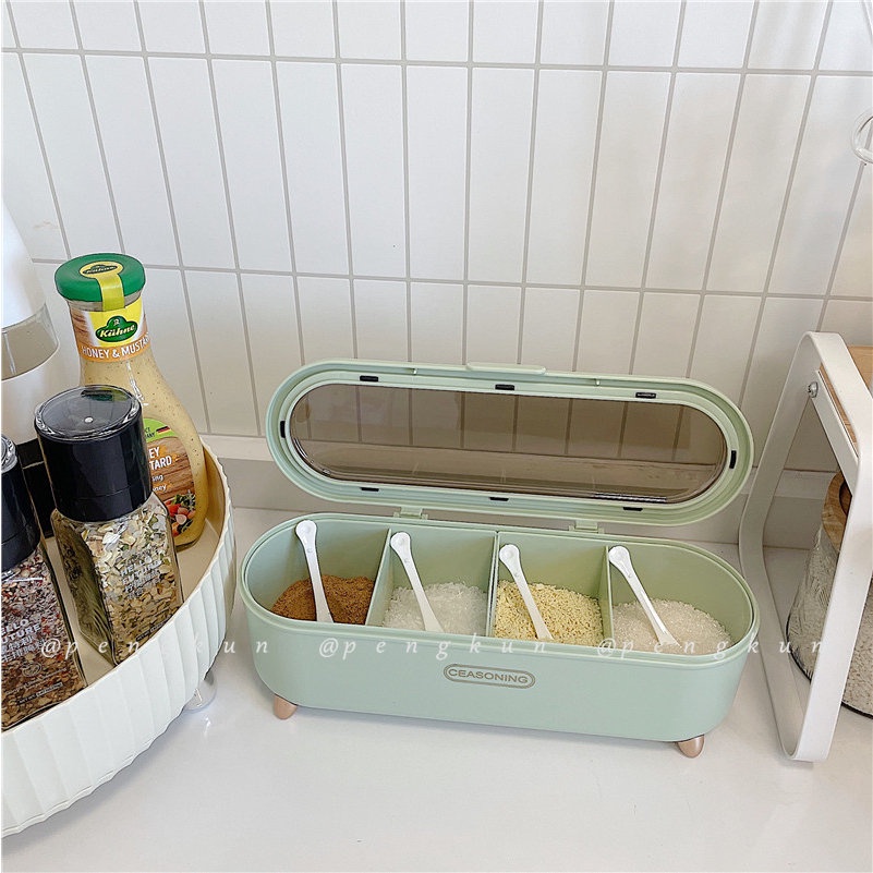 Hộp Đựng Gia Vị Thiết Kế Sang Trọng Tiện Dụng Cho Nhà Bếp