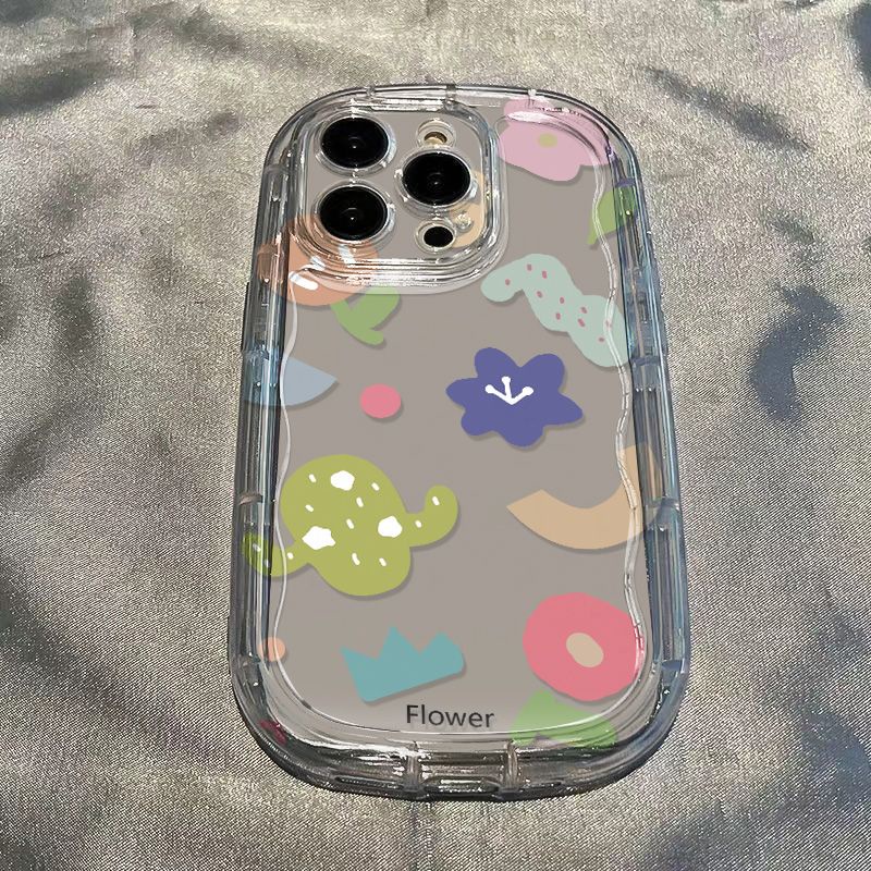 ✅Ốp Điện Thoại Mềm Trong Suốt Chống Sốc Họa Tiết Hoa Đơn Giản Cho Iphone Xs xs8p 12137 / xriPhone14 / 11promax