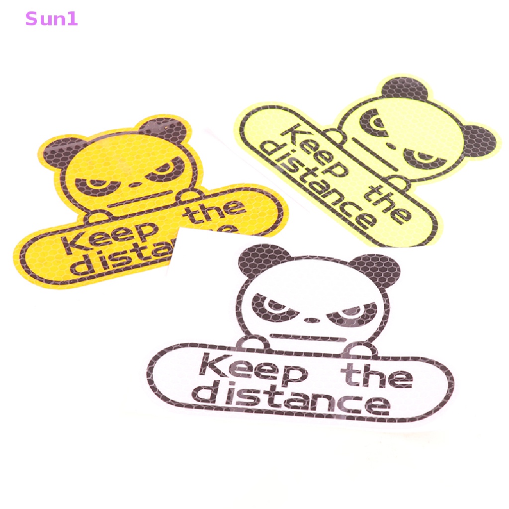Miếng Dán Phản Quang Hình Gấu Trúc Cho Xe Hơi Sun1 > Keep Distance >