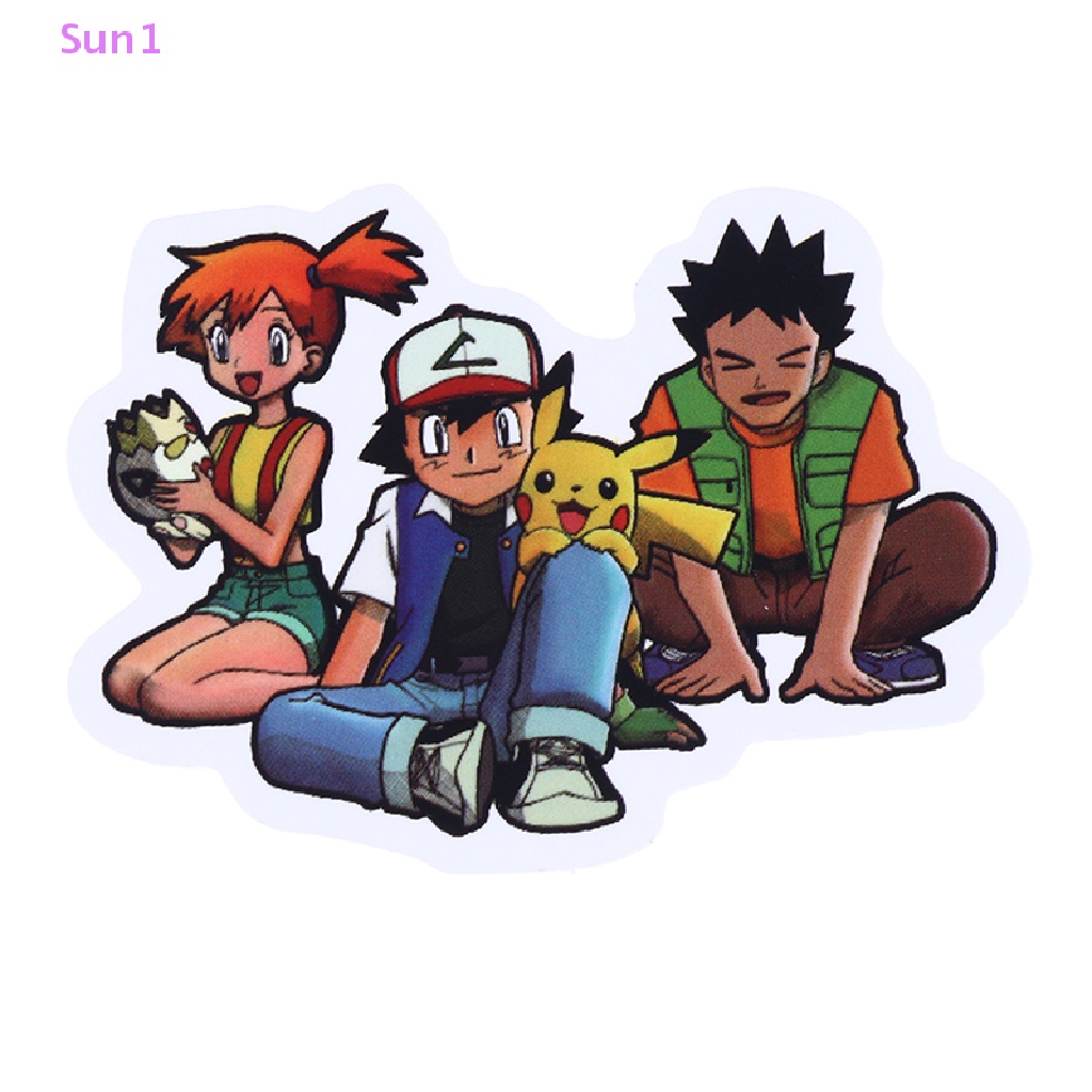 Set 50 Sticker Pokemon Dán Trang Trí Ván Trượt Laptop Thú Vị