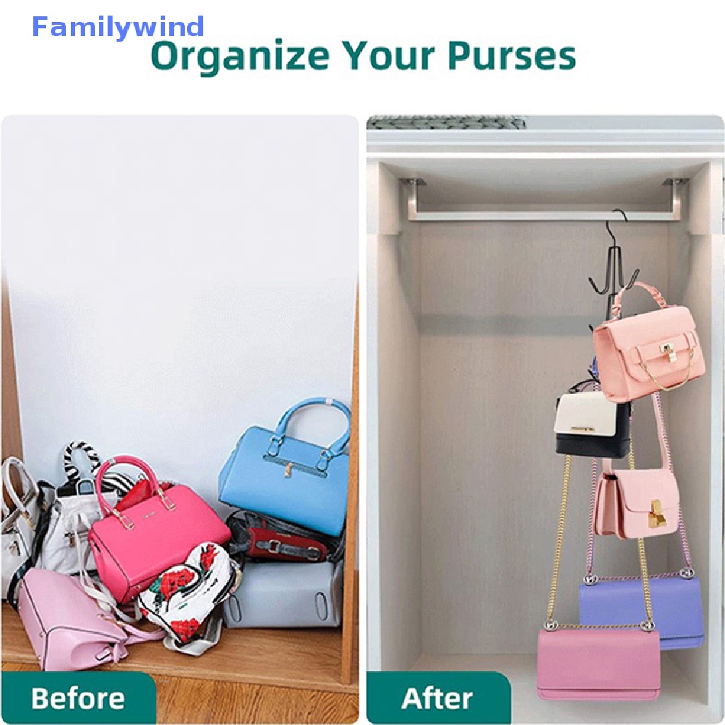 Familywind > Móc Treo Túi Xách Bằng Kim Loại Tiết Kiệm Không Gian Tốt