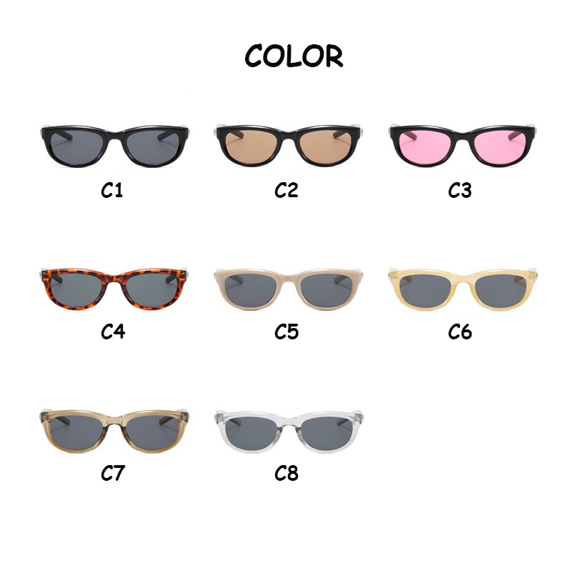 Kính Mát Hình Oval Galaxy Nebula Phong Cách Hip hop Hàn Quốc 2023