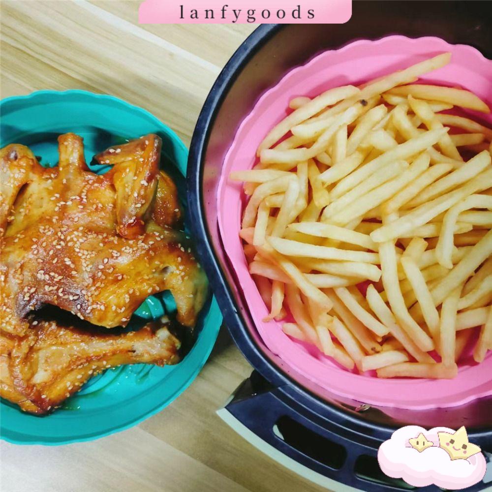 Khuôn Nướng Bánh Pizza / Nồi Chiên Không Dầu Bằng Silicone Tái Sử Dụng Được