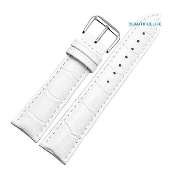Dây Đeo Đồng Hồ Unisex Giả Da Màu Đen / Nâu