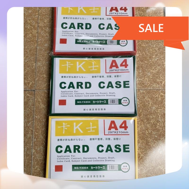 10 chiếc card case nam châm A4 -A3