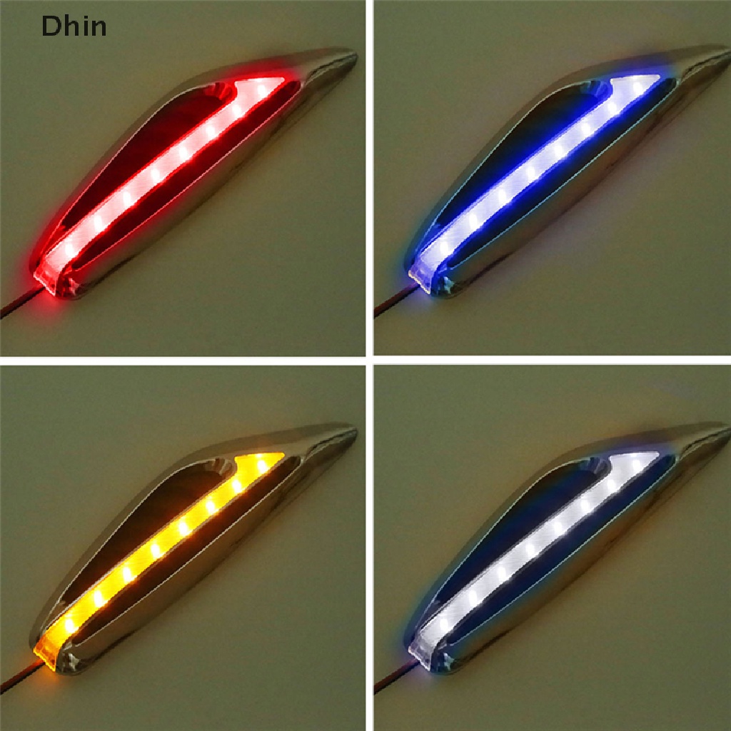 FENDER Cặp 2 Cặp Đèn LED Tín Hiệu Ánh Sáng Trắng / Vàng / Đỏ / Xanh Dương Cho Vô Lăng Xe Hơi