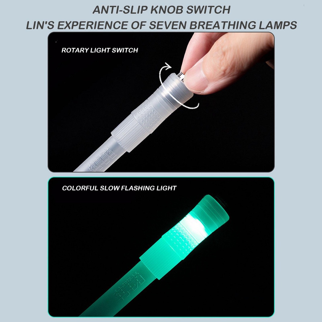 Bút Xoay Cầm Tay Có Đèn Led Nhiều Màu Sắc M2S5 Thoải Mái Cho Học Sinh