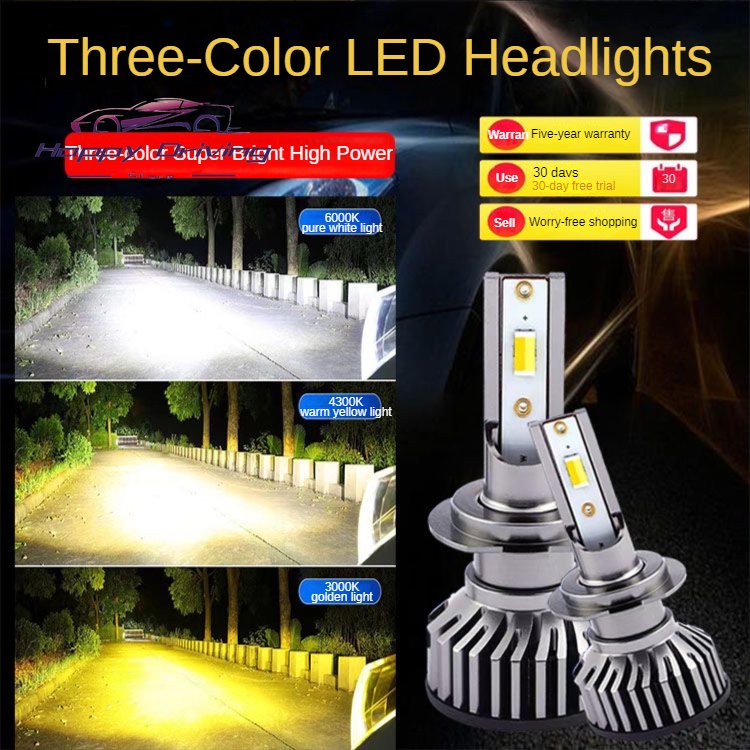 Bộ 2 Đèn Pha LED Công Suất Cao 12V h7h1h4 9005 9005 9006 9012 9V 12V 24V 36V 55W Chuyên Dụng Cho Xe Hơi Bộ Phụ Kiện Điện Tử Chuyên Dụng Cho Xe Đạp 6000 4500K800K500K800000K / 300K / 400K / 500K / 800K