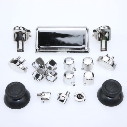 1 Bộ Nút Bấm Điều Khiển Chơi Game 7 Màu Chrome D-pad R1 L1 R2 L2 ABXY Cho PS4 Pro JDS-040 JDM-040