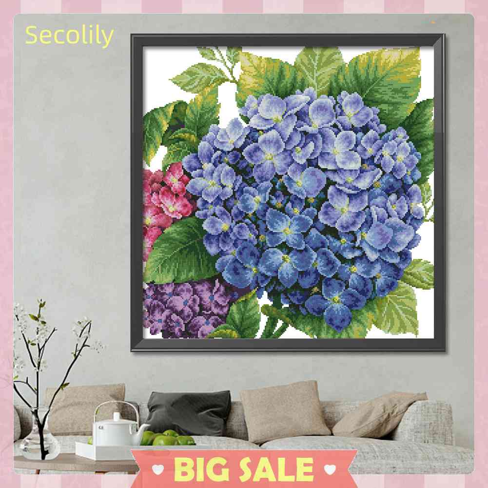 Bộ Tranh Thêu Chữ Thập 2 Sợi Cotton 14CT Mới