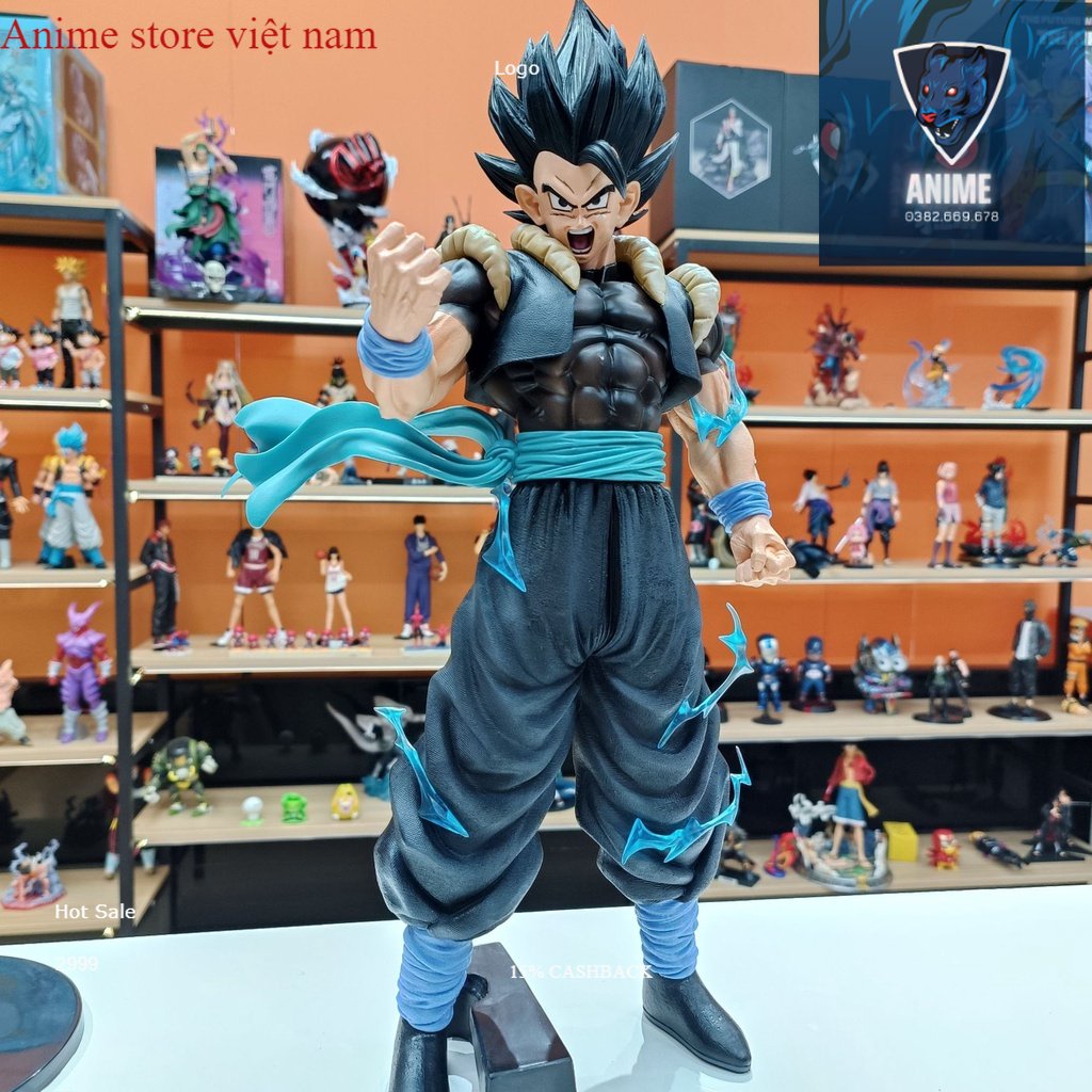 Mô hình DragonBall Gogeta Black Hiệu Ứng Tia Sét siêu to cực khủng