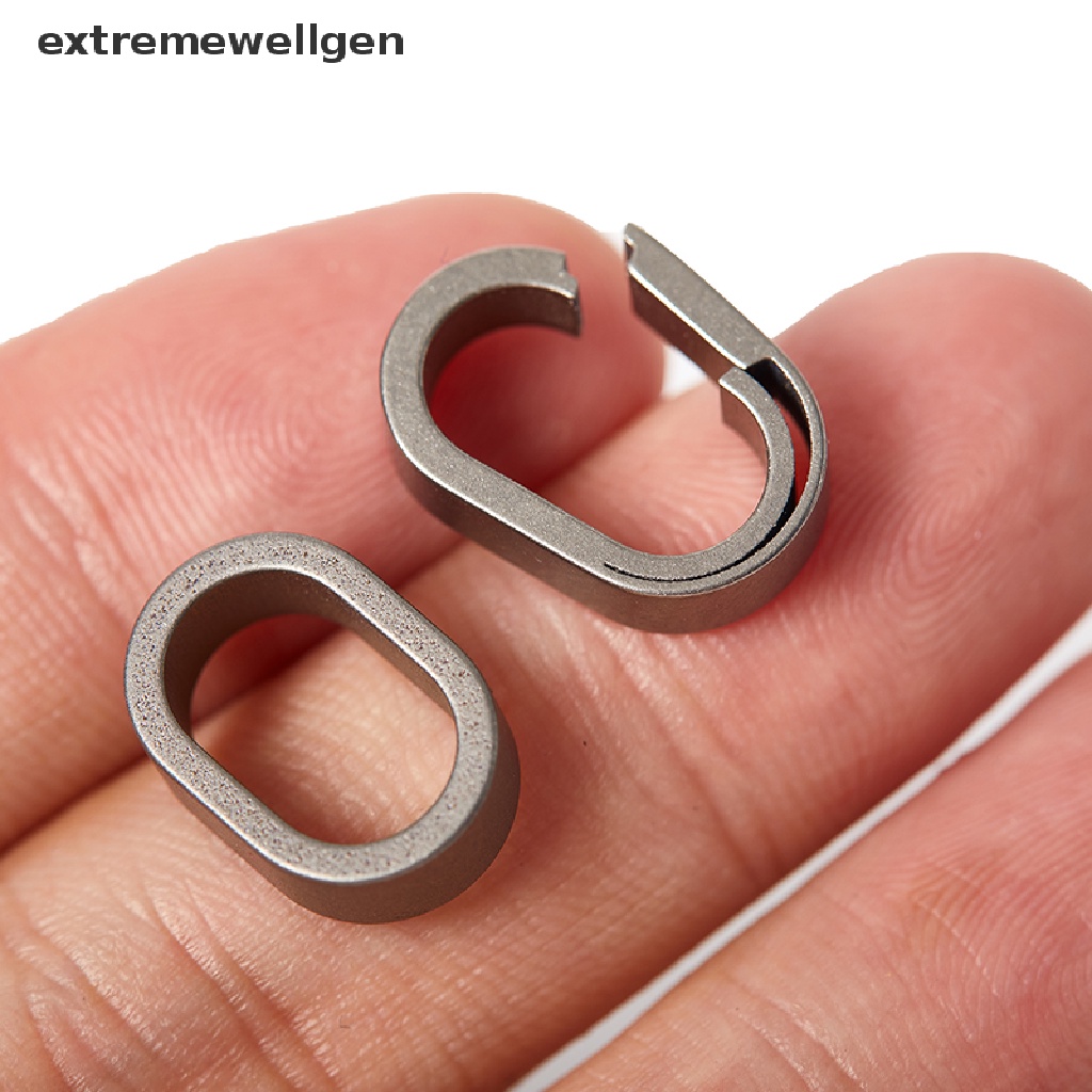 [extremewellgen] Móc Chìa Khóa Mini Bằng Titan Dùng Cho Hoạt Động Ngoài Trời LLF