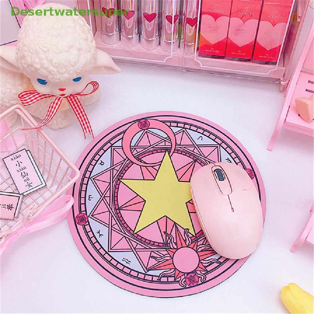 Tấm Lót Chuột Tròn Bằng PC Mềm Mại Dày Dặn Dễ Thương