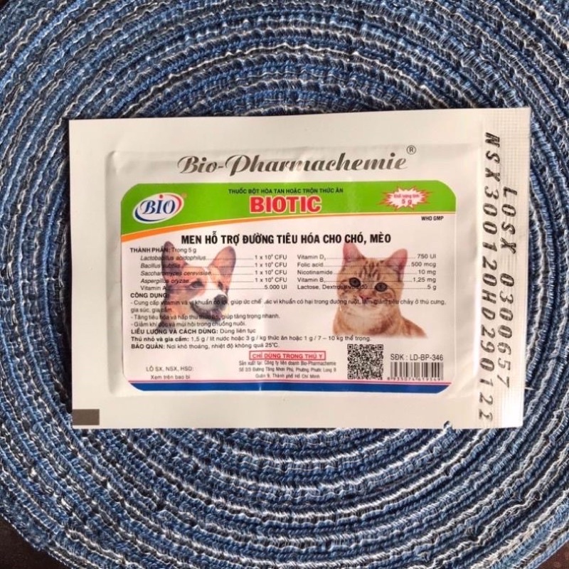 Men tiêu hoá Biotic cho thú cưng