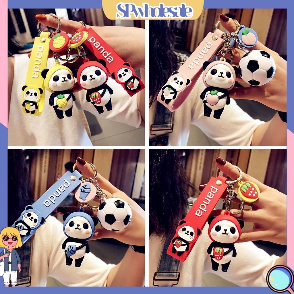 <SPwholesale> Giá Đỡ Chìa Khóa Bằng Kim Loại Hình Gấu Trúc Dễ Thương