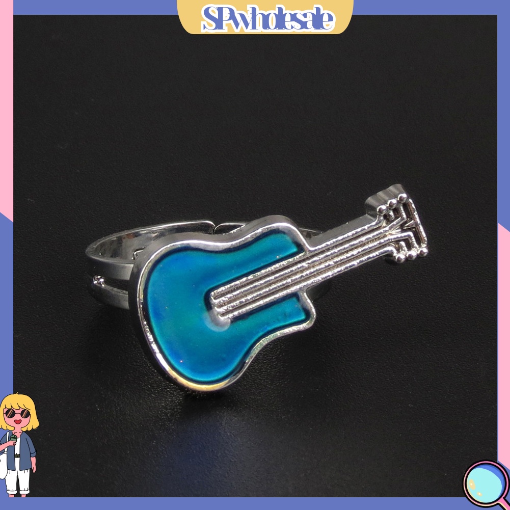 <SPwholesale> Nhẫn Hở Thay Đổi Màu Sắc Theo Nhiệt Độ Sáng Tạo Cho Nữ