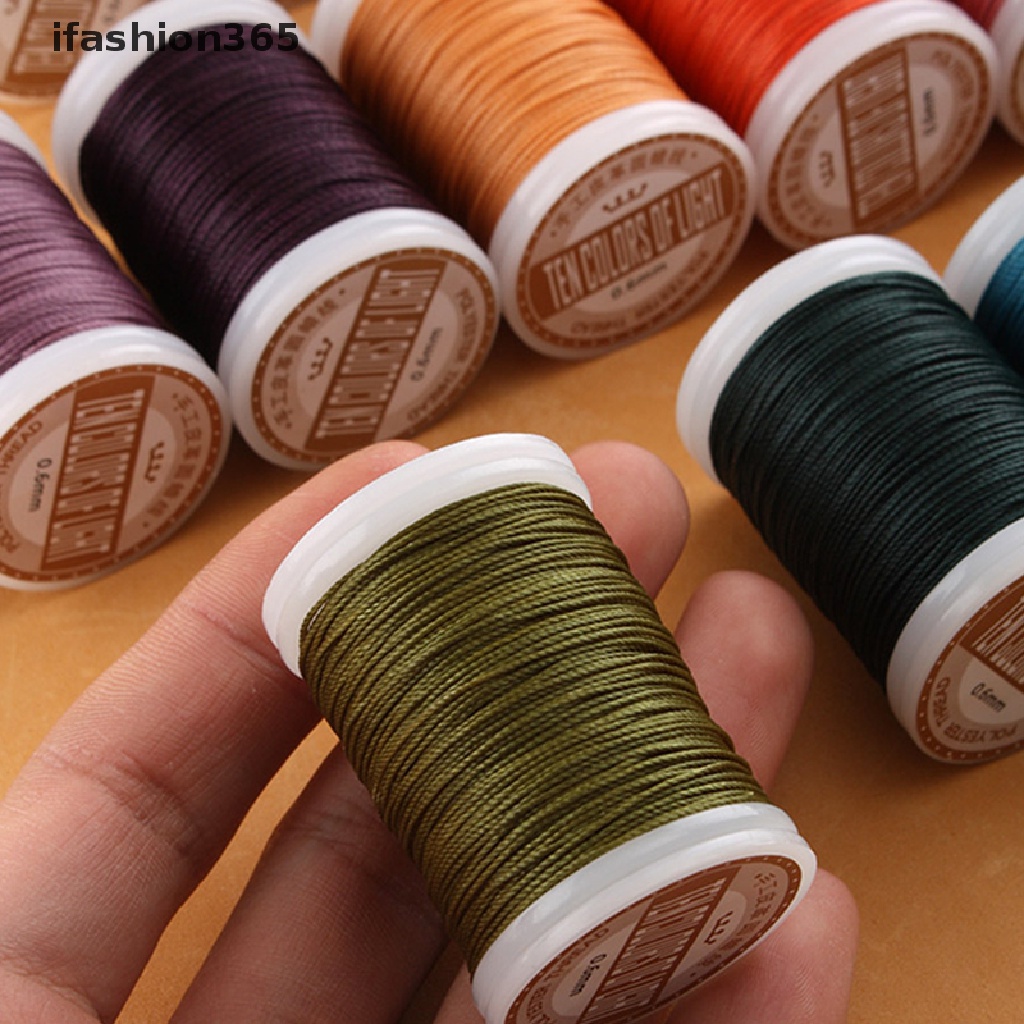 Cuộn Chỉ Sáp Tròn 0.6Mm 0.6Mm Chuyên Dụng Cho Làm Đồ Da Thủ Công ifashion365] 2021