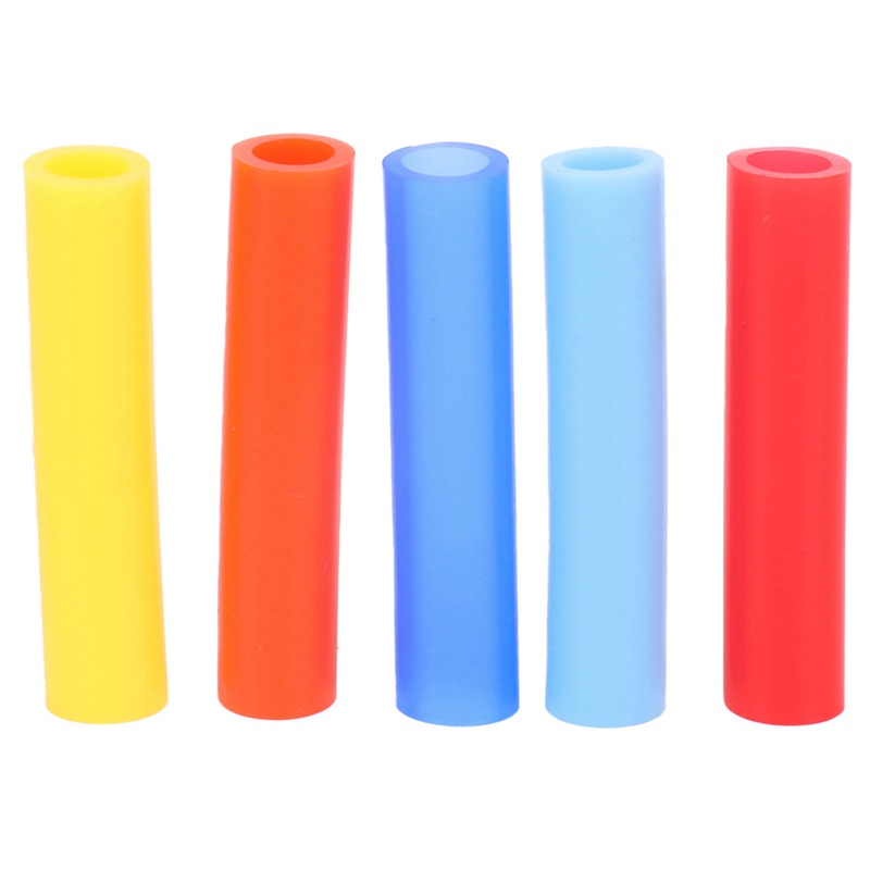 Bộ 10 Ống Hút Silicone Nhiều Màu 0.24inch 6mm
