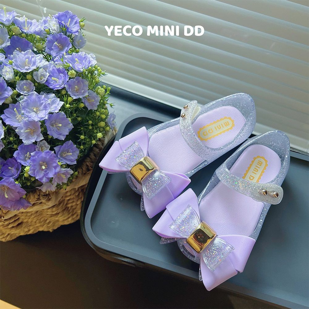 Giày Sandal Nhựa Đính Nơ Phong Cách Mới 2023 Cho Bé Gái Đi Biển Mùa Xuân Hè