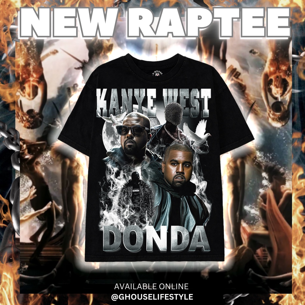 Áo Thun Rapper Kanye West Phong Cách Hip-hop Unisex G-House Lifestyle